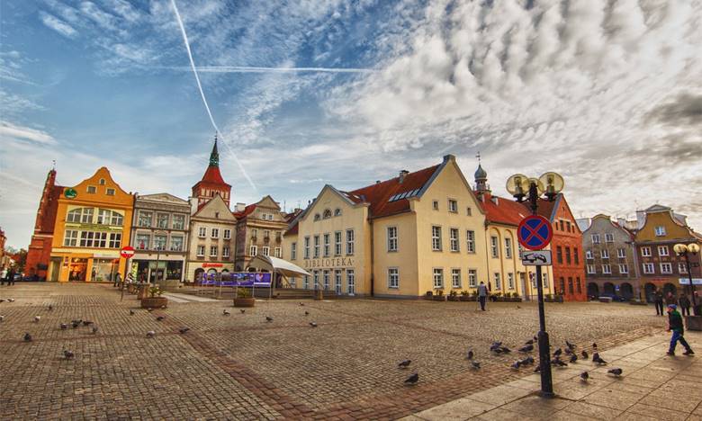 Vieille ville d'Olsztyn Place du marché