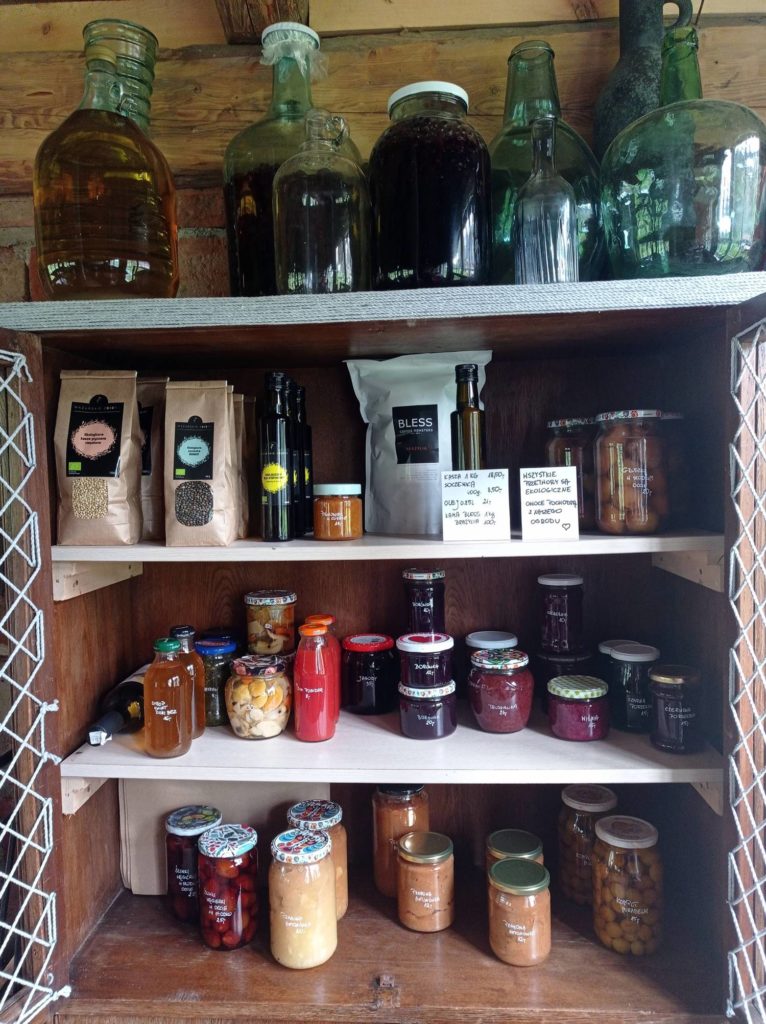 Letnia Kuchnia Guest House sell some homemade products and ecological products