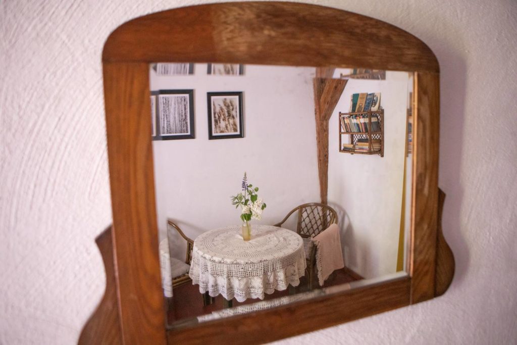 Guesthouse room atmosphere in Mazury Poland